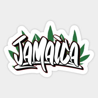 Weed Rather Be in Jamaica Sticker